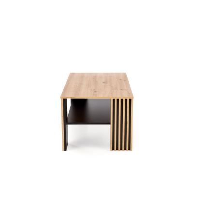 Τραπεζάκι σαλονιού FORMA 110x65 cm καφέ/μαύρο