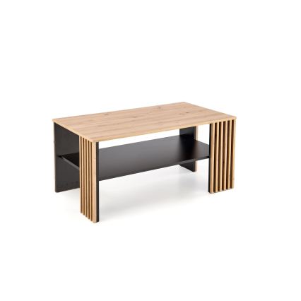 Τραπεζάκι σαλονιού FORMA 110x65 cm καφέ/μαύρο
