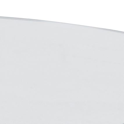 Τραπεζάκι σαλονιού LUCA 82 εκ. διαφανές/ασημί