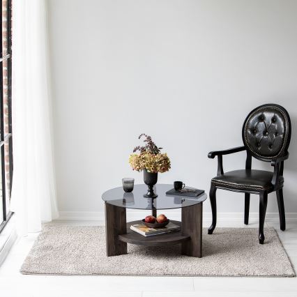 Τραπεζάκι σαλονιού MONDO 40x75 cm πεύκο/μαύρο