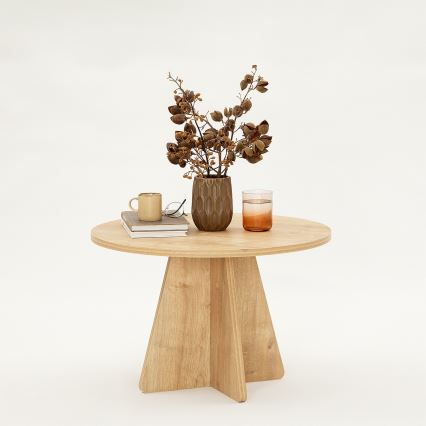 Τραπεζάκι σαλονιού MUSHROOM 40x60 cm sapphire δρυς