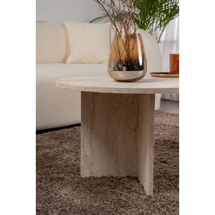 Τραπεζάκι σαλονιού NEL 119 x 60 εκ. μπεζ