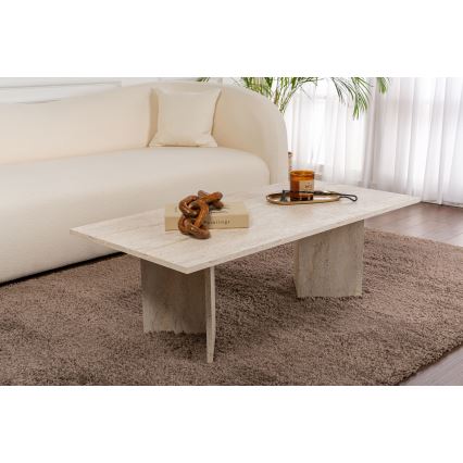 Τραπεζάκι σαλονιού NEL 119x60 cm μπεζ