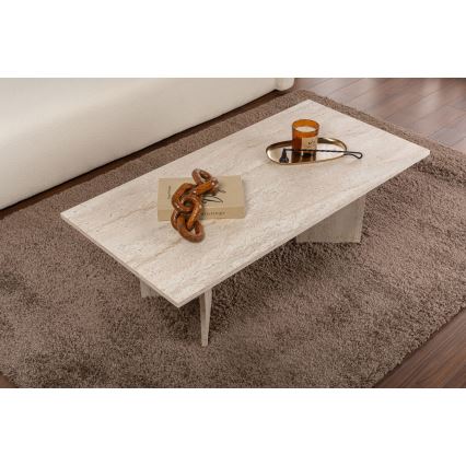 Τραπεζάκι σαλονιού NEL 119x60 cm μπεζ