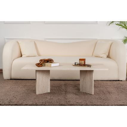 Τραπεζάκι σαλονιού NEL 119x60 cm μπεζ