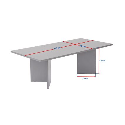 Τραπεζάκι σαλονιού NEL 119x60 cm μπεζ