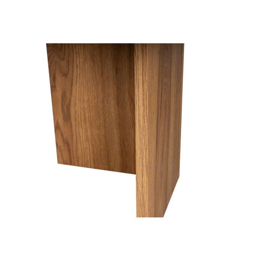 Τραπεζάκι σαλονιού OVAL 60x120 cm καφέ