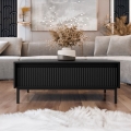 Τραπεζάκι σαλονιού OZMI 100x40 cm μαύρο