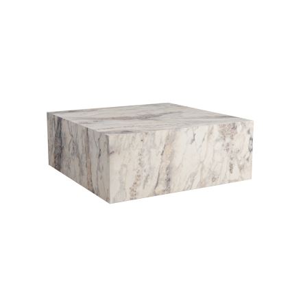 Τραπεζάκι σαλονιού PRIZMA 90x90 cm, μάρμαρο