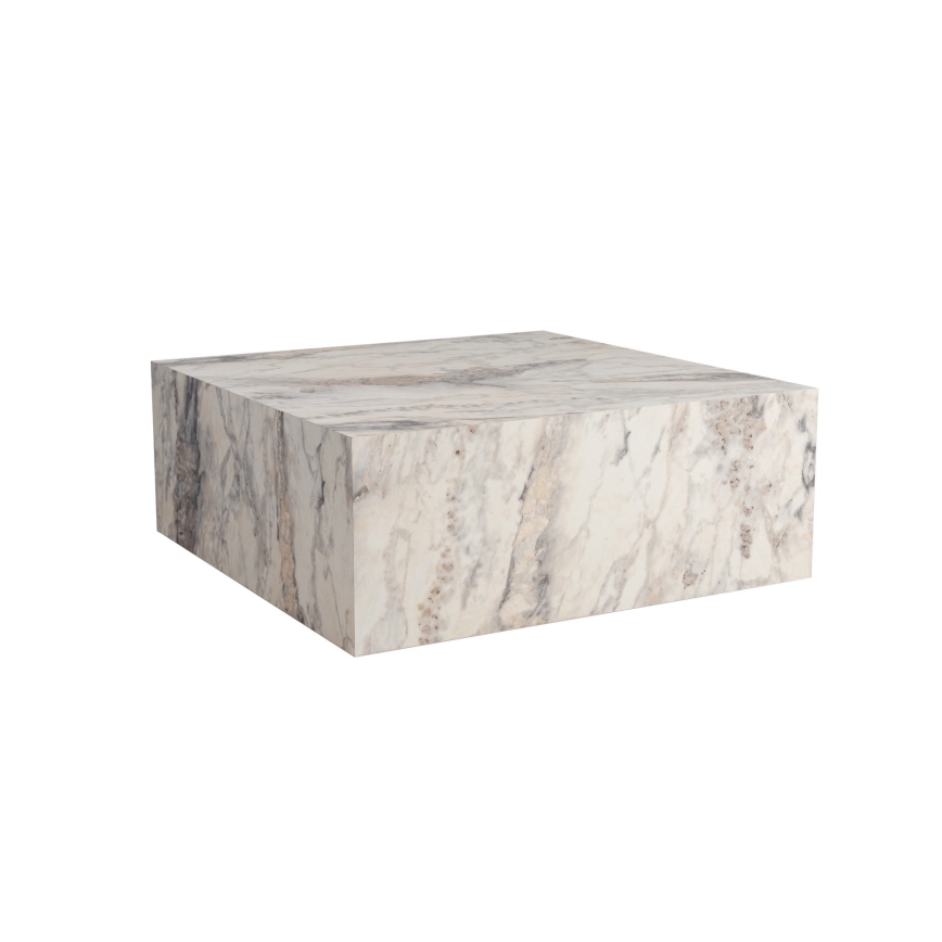 Τραπεζάκι σαλονιού PRIZMA 90x90 cm, μάρμαρο