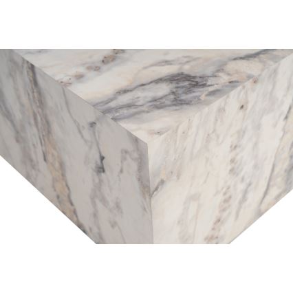 Τραπεζάκι σαλονιού PRIZMA 90x90 cm, μάρμαρο