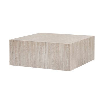 Τραπεζάκι σαλονιού PRIZMA 90x90 cm, μπεζ