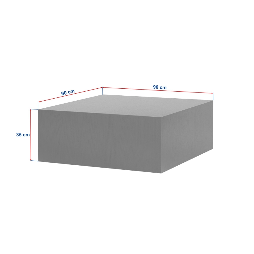 Τραπεζάκι σαλονιού PRIZMA 90x90 cm, μπεζ