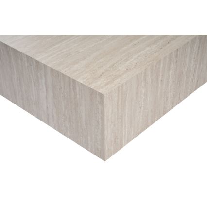 Τραπεζάκι σαλονιού PRIZMA 90x90 εκ., μπεζ