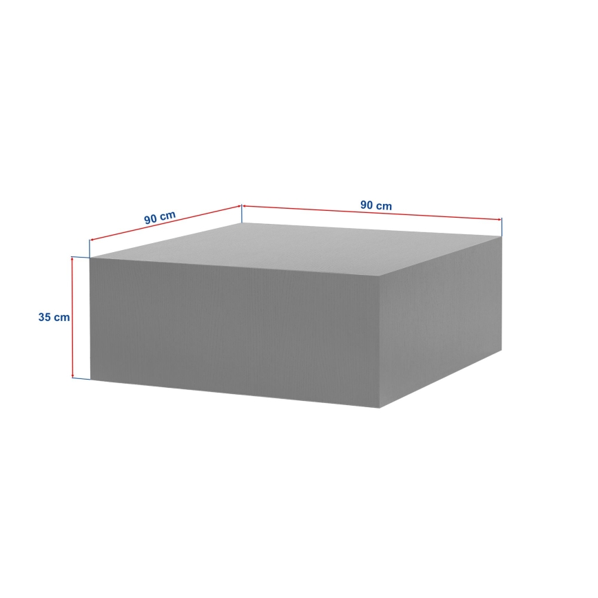 Τραπεζάκι σαλονιού PRIZMA 90x90 εκ., μπεζ