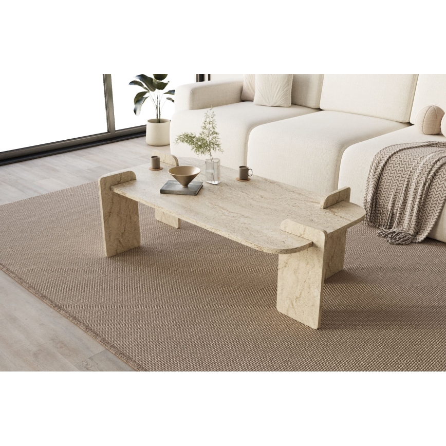 Τραπεζάκι σαλονιού PURO 120x60 cm, μπεζ