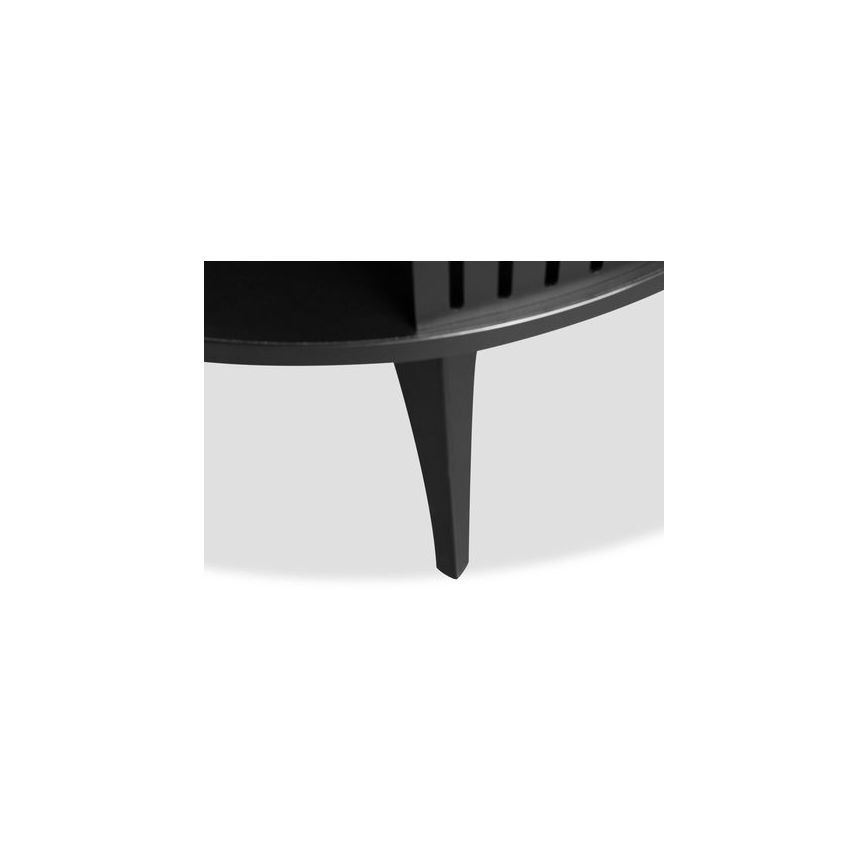 Τραπεζάκι σαλονιού ROENNI 44x75 cm μαύρο/λευκό