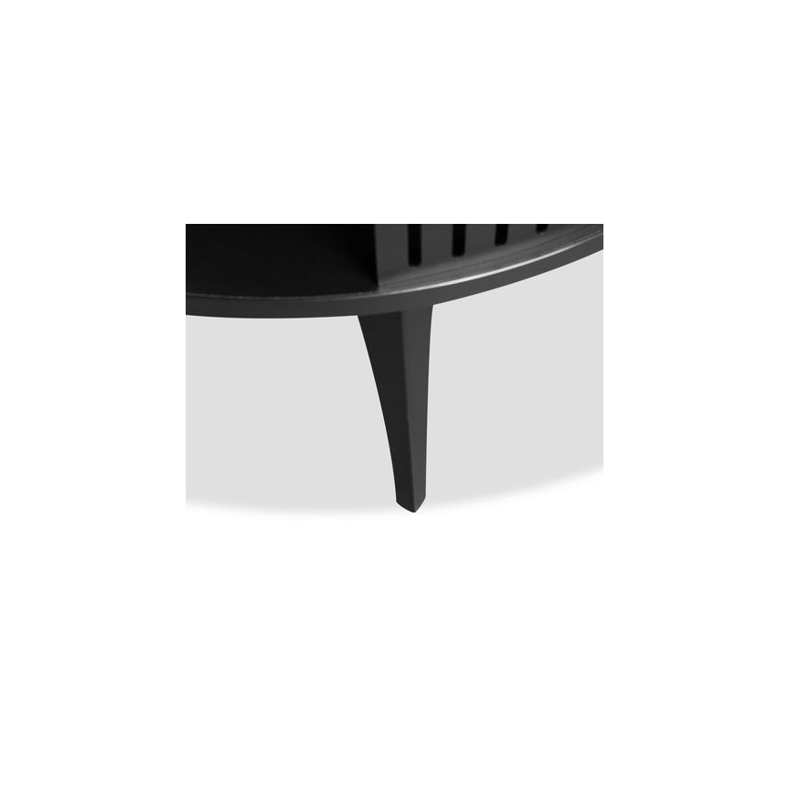 Τραπεζάκι σαλονιού ROENNI 44x75 cm μαύρο/χρυσαφί δρυς