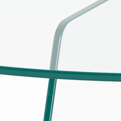 Τραπεζάκι σαλονιού SANOS 80 cm, διαφανές