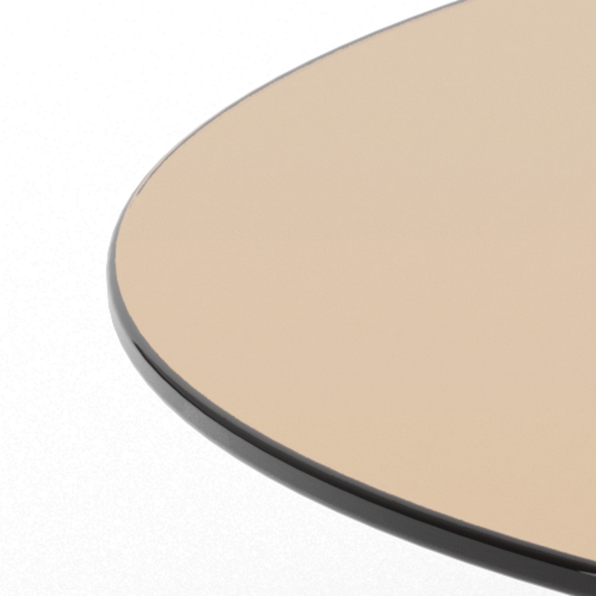 Τραπεζάκι σαλονιού SANOS 80 εκ. καπνιστό καφέ