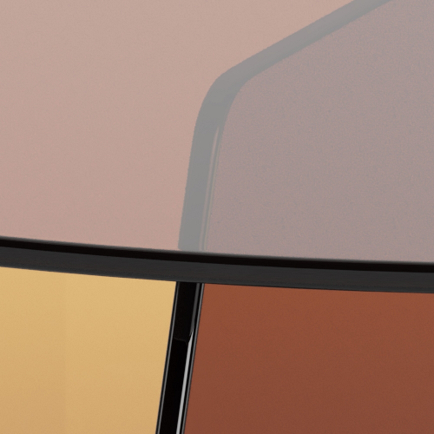 Τραπεζάκι σαλονιού SANOS 80 εκ. καπνιστό καφέ