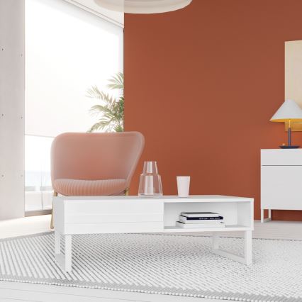 Τραπεζάκι σαλονιού TARO λευκό