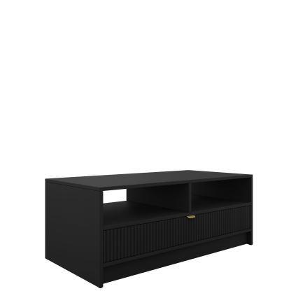 Τραπεζάκι σαλονιού TIRENO 100x40 cm μαύρο