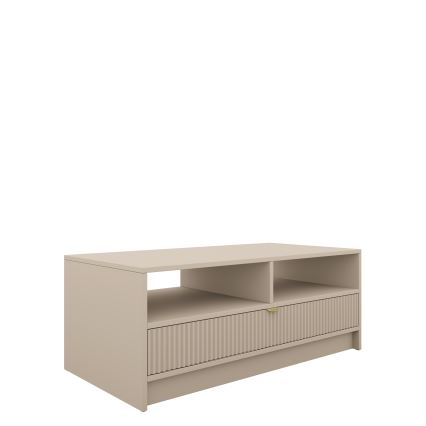 Τραπεζάκι σαλονιού TIRENO 100x40 cm μπεζ
