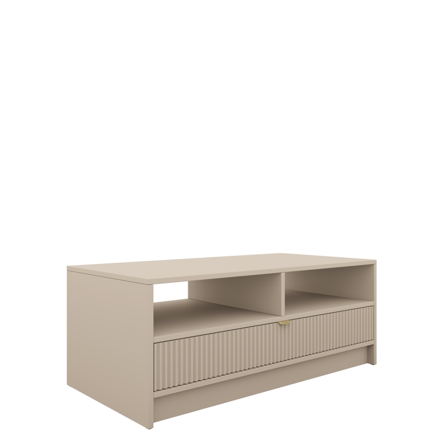 Τραπεζάκι σαλονιού TIRENO 100x40 cm μπεζ