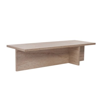 Τραπεζάκι σαλονιού VERUM 120x45 cm μπεζ
