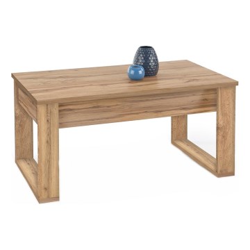 Τραπεζάκι σαλονιού with drawers NEA 52x110 cm καφέ/δρυς wotan