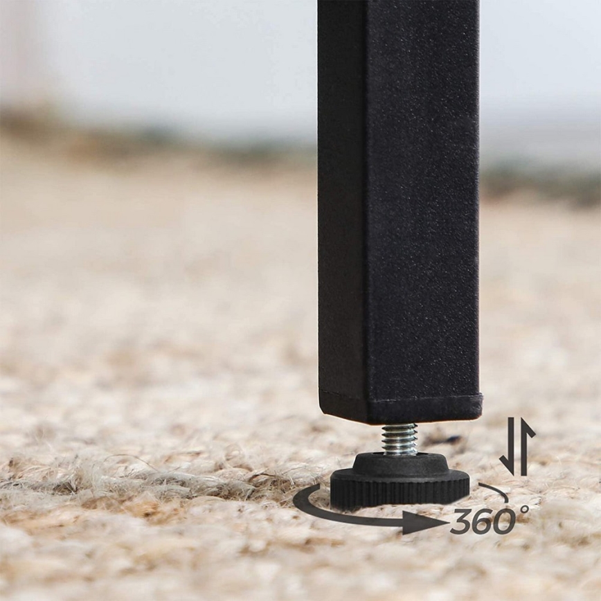 Τραπεζάκι μπαρ BARTIS καφέ/μαύρο