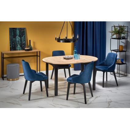 Τραπέζι φαγητού CALMIO δρυς artisan/μαύρο