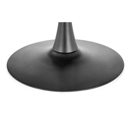 Τραπέζι φαγητού CARMELO 75x100 cm μαύρο/καφέ