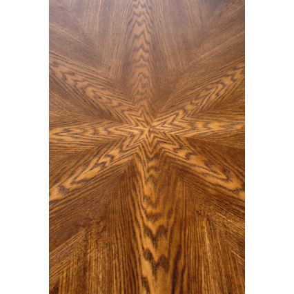 Τραπέζι φαγητού CARMELO 75x100 cm μαύρο/καφέ