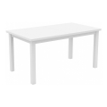 Τραπέζι φαγητού LIAM με δυνατότητα επέκτασης, λευκό