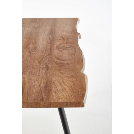 Τραπέζι φαγητού SOLACE δρυς/μαύρο