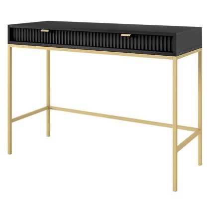 Τραπέζι βοηθητικό NOVA 77x104 εκ. μαύρο/χρυσό