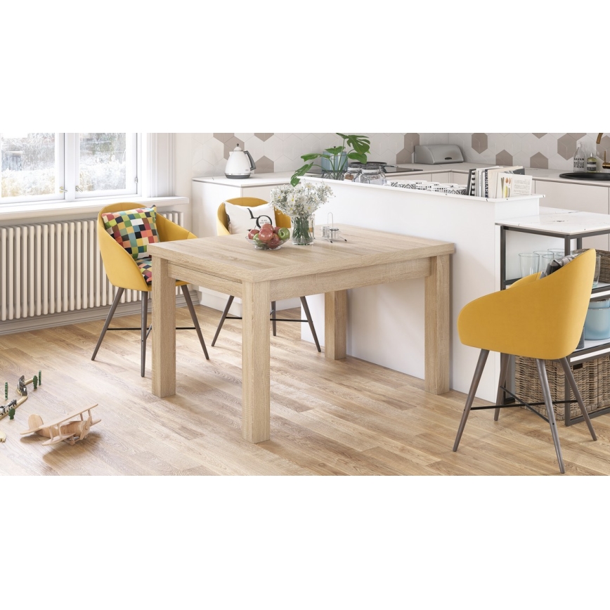 Τραπέζι τραπεζαρίας επεκτεινόμενο για 12 άτομα RALF σε απόχρωση Sonoma δρυς