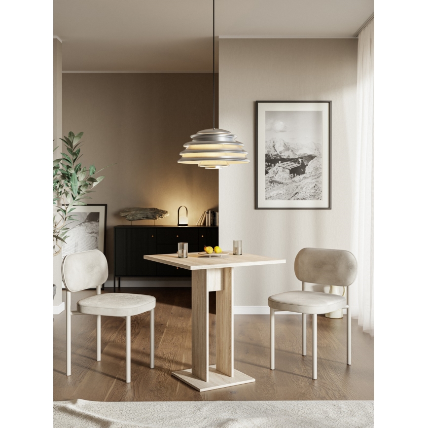 Τραπέζι STRAPO 68x68 εκ. δρυς sonoma