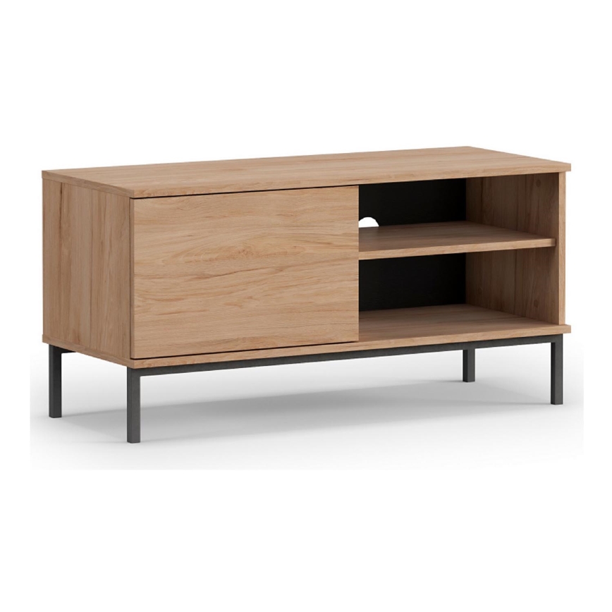 Τραπέζι τηλεόρασης ERISTI 50x100,8 εκ. σε λευκό καρυδί