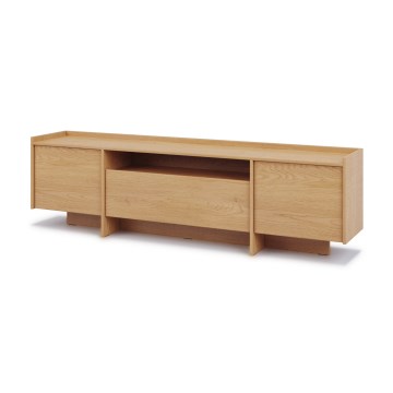 Τραπέζι τηλεόρασης KEMI 197x57 cm, δρυς Cremona
