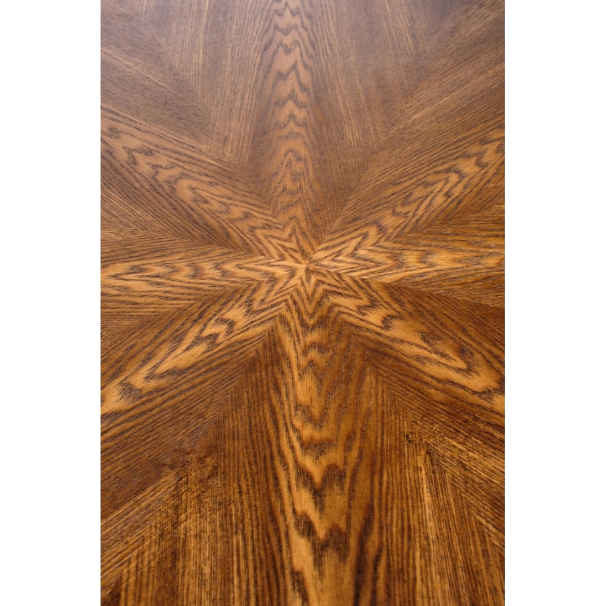 Τραπέζι τραπεζαρίας CARMELO 75x100 cm μαύρο/καφέ