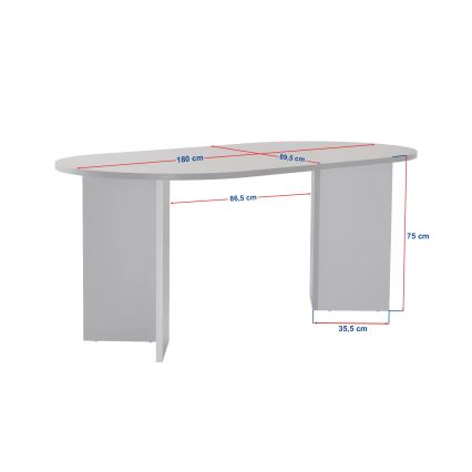 Τραπέζι τραπεζαρίας NEL 180x90 cm από τραβερτίνη