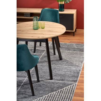 Τραπέζι τραπεζαρίας SOLINA σε απόχρωση δρυός artisan