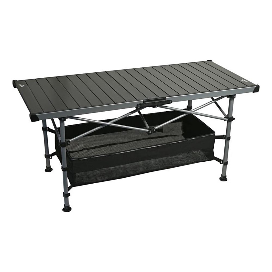Τραπέζι για κάμπινγκ πτυσσόμενο 123x55cm ανθρακί