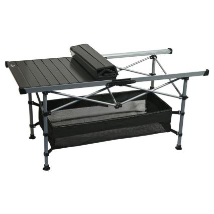 Τραπέζι για κάμπινγκ πτυσσόμενο 123x55cm ανθρακί