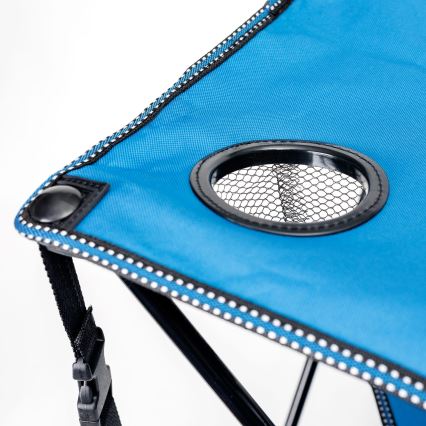 Τραπέζι για κάμπινγκ πτυσσόμενο + 2x καρέκλες μπλε