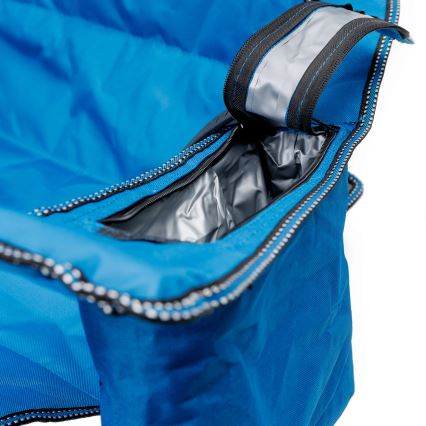 Τραπέζι για κάμπινγκ πτυσσόμενο + 2x καρέκλες μπλε