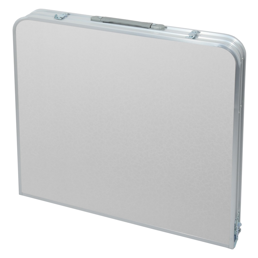 Τραπέζι για κάμπινγκ πτυσσόμενο + 4x chair λευκό/ματ χρώμιο